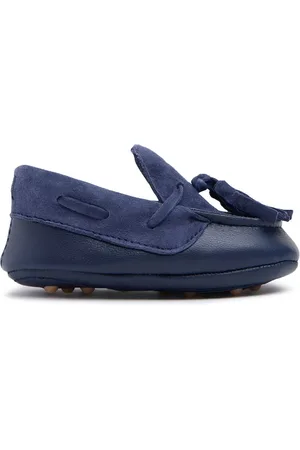 MONNALISA Mocasines De Piel Y Ante