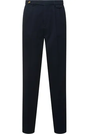 Brunello Cucinelli Pantalones De Gabardina De Algodón