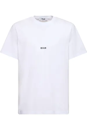 Msgm Camiseta De Algodón
