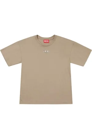 Diesel Camiseta De Jersey De Algodón Con Logo