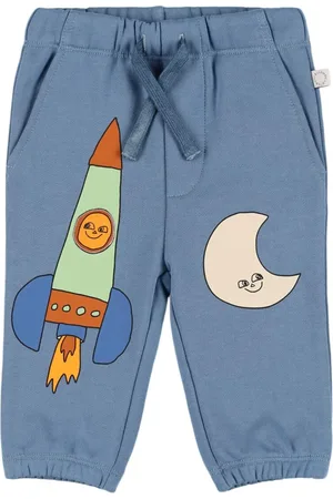 Stella McCartney Pantalones Deportivos De Algodón Con Estampado