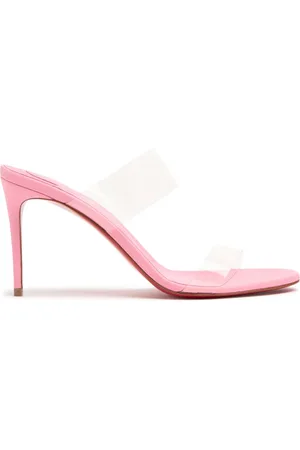 Christian Louboutin Sandalias Mules De Pvc 85mm