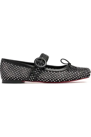 Christian Louboutin Zapatos Planos Con Cristales 10mm
