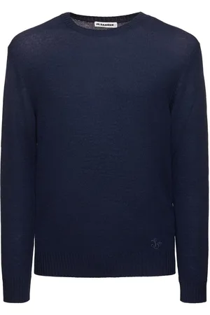 Jil Sander Suéter De Punto De Lana Extra Fina