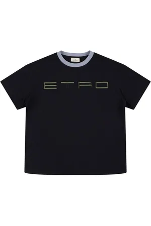 Etro Camiseta De Jersey De Algodón Bordada