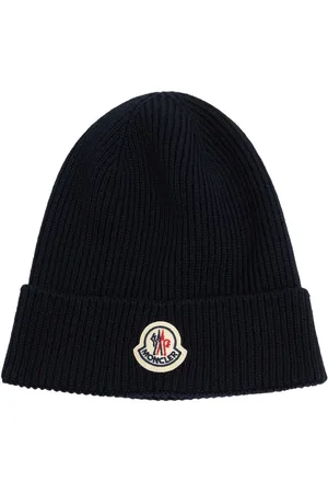 Moncler Gorro Beanie De Punto De Lana Acanalada