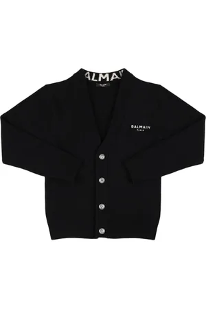 Balmain Cárdigan De Punto De Lana