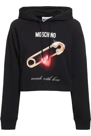 Moschino Sudadera De Jersey De Algodón Con Capucha