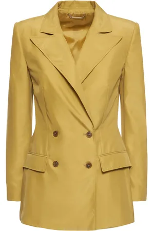 Alberta Ferretti Blazer Cruzado De Seda