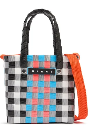 Marni Bolso Bucket De Tejido Color Block