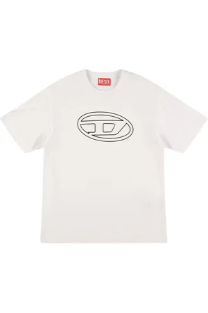 Diesel Camiseta De Jersey De Algodón Con Logo