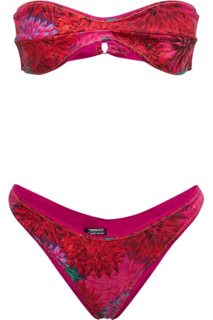 Reina Olga Bikini Bandeau Con Estampado