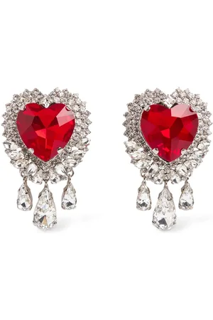 Alessandra Rich Pendientes De Cristal