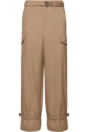 SACAI Pantalones Cargo De Lana