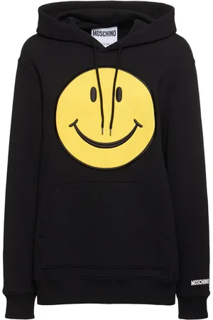Moschino Sudadera De Algodón Estampada Con Capucha