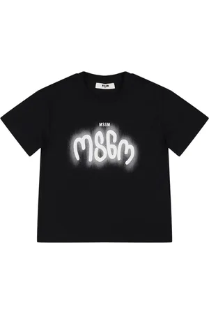 Msgm Camiseta De Jersey De Algodón Estampada