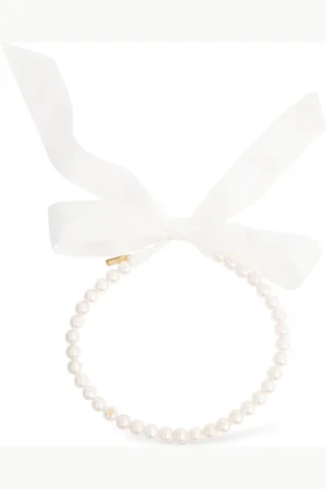 Moschino Collar De Perla Sintética