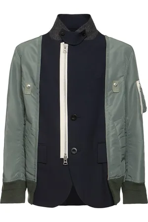 SACAI Chaqueta De Sarga De Lana