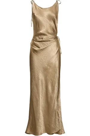 Acne Studios Vestido Midi De Satén
