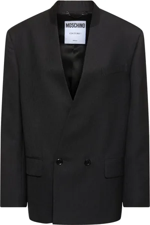 Moschino Blazer Cruzado De Lana