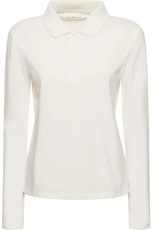 Tory Burch Polo De Piqué Con Logo