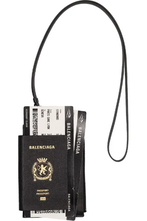 Balenciaga Porta Móvil Y Pasaporte De Piel