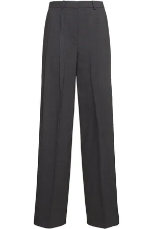 THEORY Pantalones De Lana Con Pinzas
