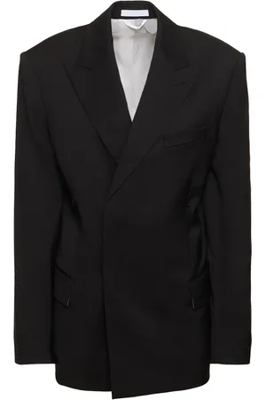 Helmut Lang Blazer Cruzado De Lana