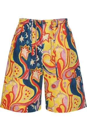 Marni Shorts De Algodón Estampados