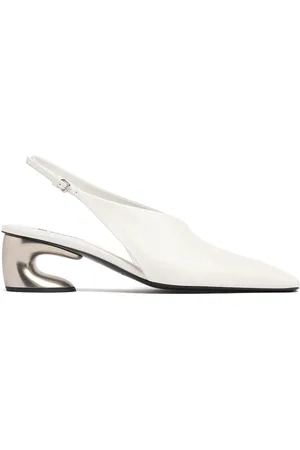 Jil Sander Zapatos De Tacón Destalonados De Piel 50mm