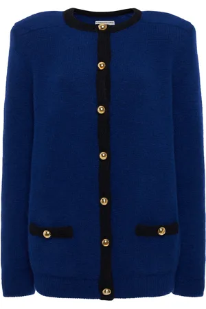 Alessandra Rich Cárdigan Oversize De Punto De Alpaca