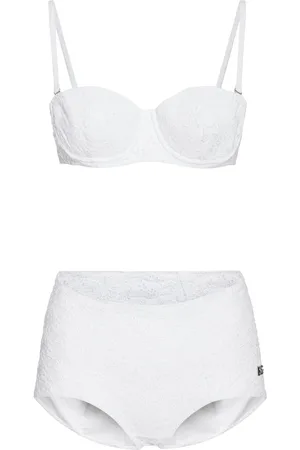 Dolce & Gabbana Bikini Con Bordado Sangallo