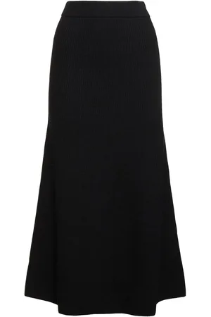 Max Mara Falda Larga De Lana