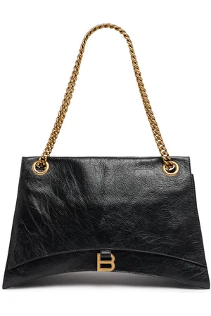 Balenciaga Bolso Grande Crush De Piel Con Cadena