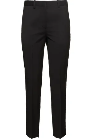 Helmut Lang Pantalones Rectos De Lana