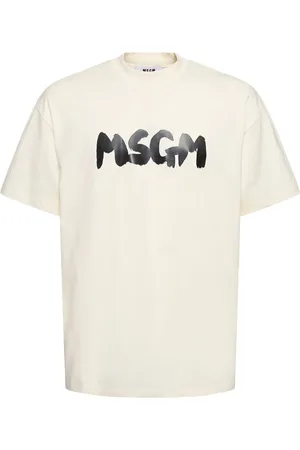 Msgm Camiseta Con Logo