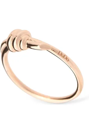 Dodo Anillo Fino Con Nudo De 9kt