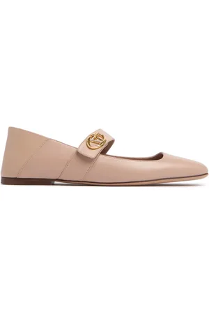 VALENTINO GARAVANI Zapatos Planos De Piel 5mm