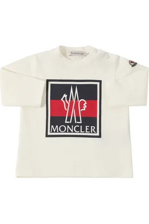 Moncler Camiseta De Algodón Con Manga Larga