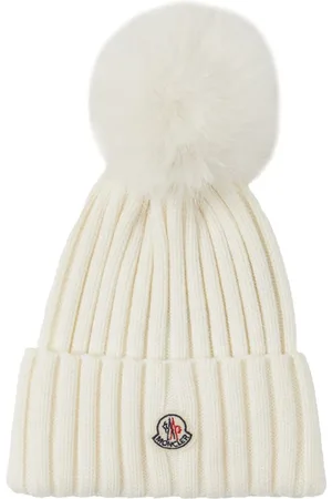 Moncler Gorro Beanie De Lana Virgen Con Pompón