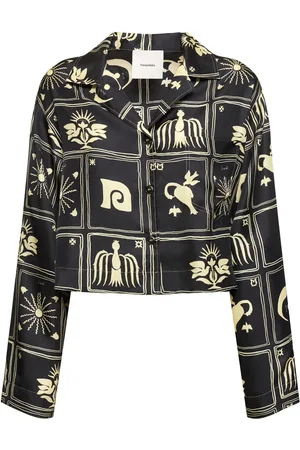 Nanushka Camisa De Sarga De Seda