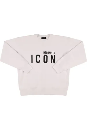 Dsquared2 Sudadera De Algodón Estampada