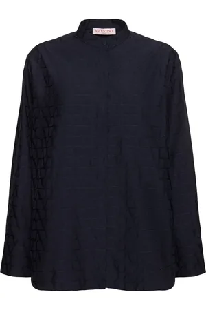 VALENTINO Camisa De Popelina De Algodón