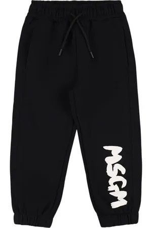 Msgm Pantalones De Felpa De Algodón