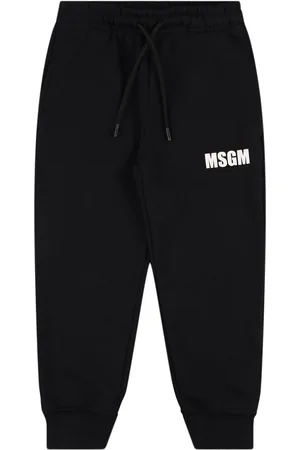 Msgm Pantalones De Felpa De Algodón