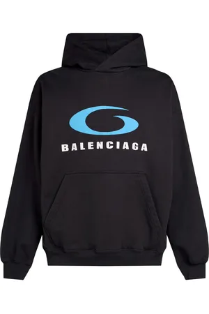 Balenciaga Sudadera De Algodón Con Capucha