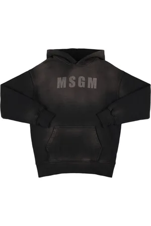 Msgm Sudadera De Algodón Con Capucha