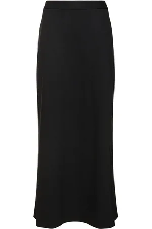 Alberta Ferretti Abrigo Largo De Sarga De Lana
