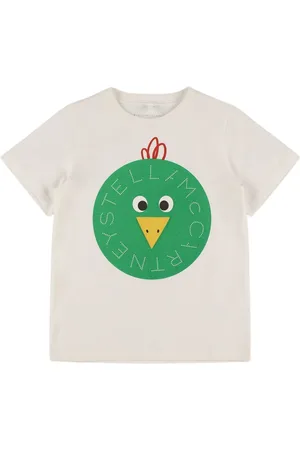 Stella McCartney Camiseta De Jersey De Algodón Estampada