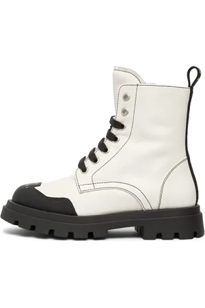 Marni Botas De Piel Con Cremallera Y Logo